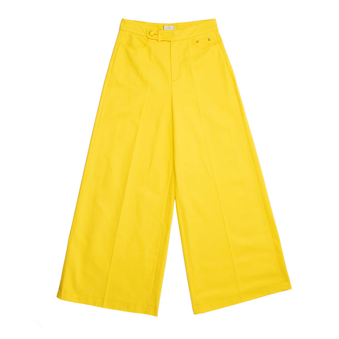 RODEO DENIM WIDE LEGGED JEANS DEBONAIR YELLOW