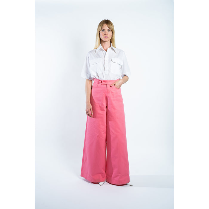 RODEO DENIM WIDE LEGGED JEANS GALLANT PINK