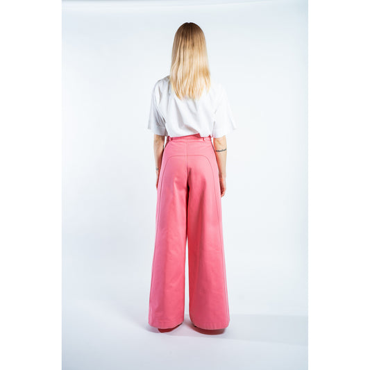 RODEO DENIM WIDE LEGGED JEANS GALLANT PINK