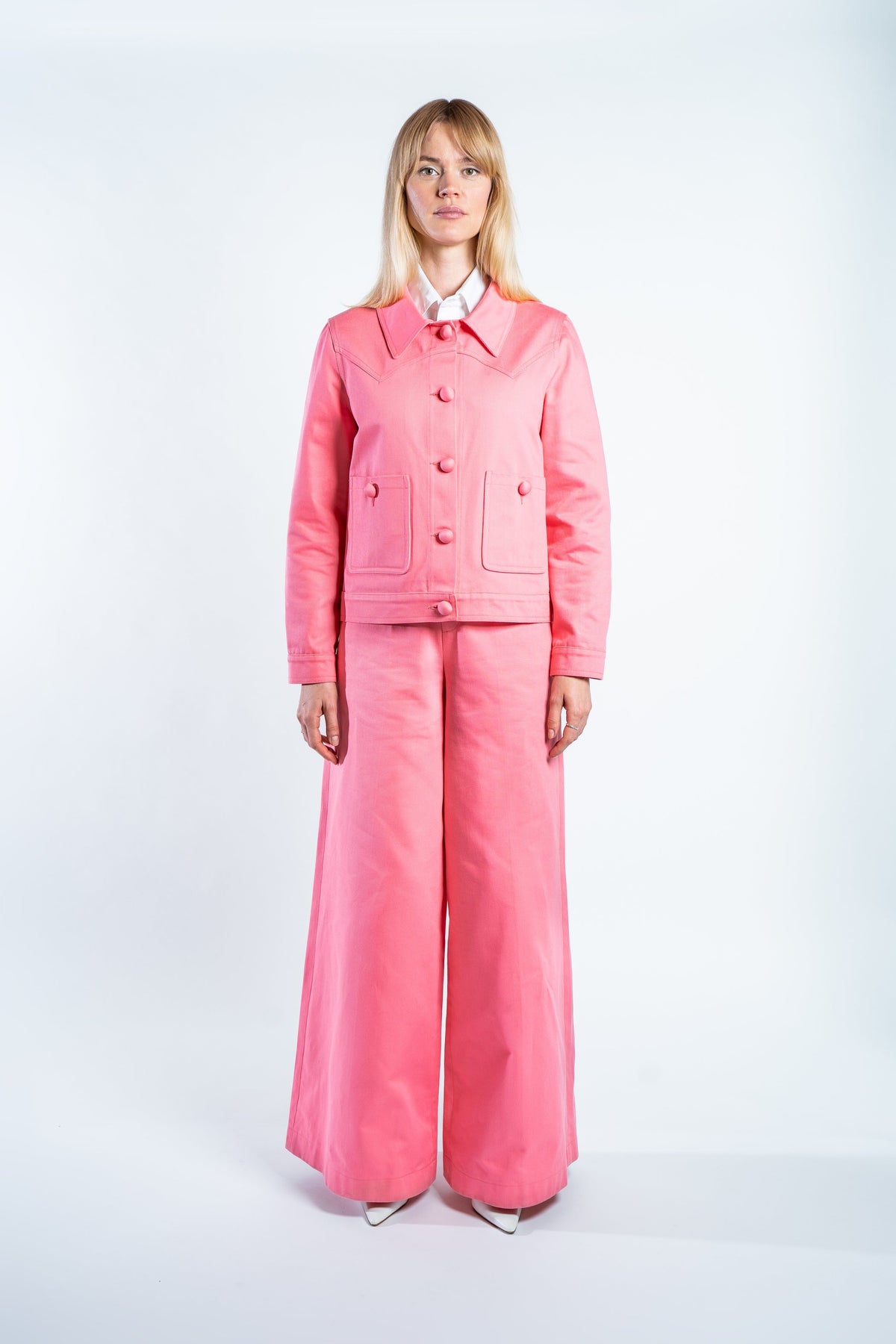 RANGER DENIM JACKET GALLANT PINK